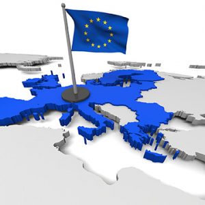 European Union on map